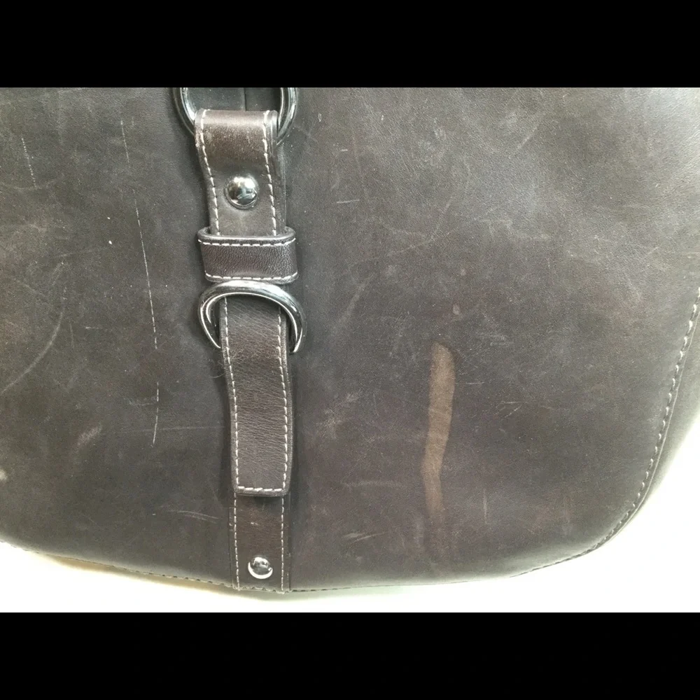 Coach Brown Leather Chelsea Hobo Crossbody READ
